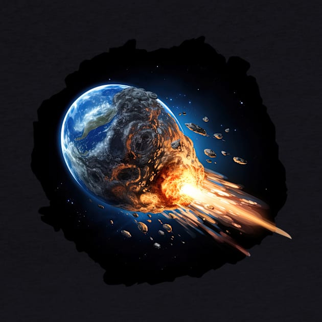 Cosmic Cataclysm: When Worlds Collide by JG Visual Arts
